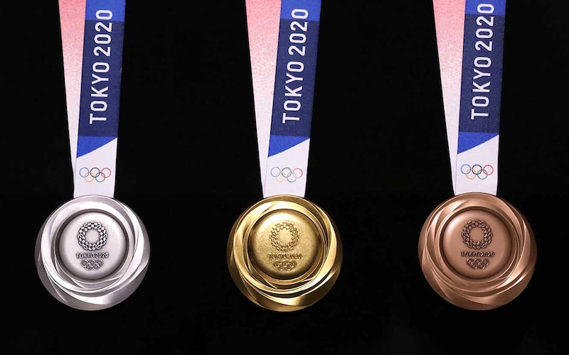 Tokyo 2020 Games are 100% made from recycled metals.